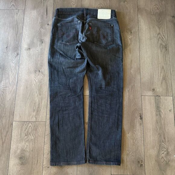 VTG Levis Men’s Levi's 514 33x30/29 Slim Straight Red StitchingHTF Rare